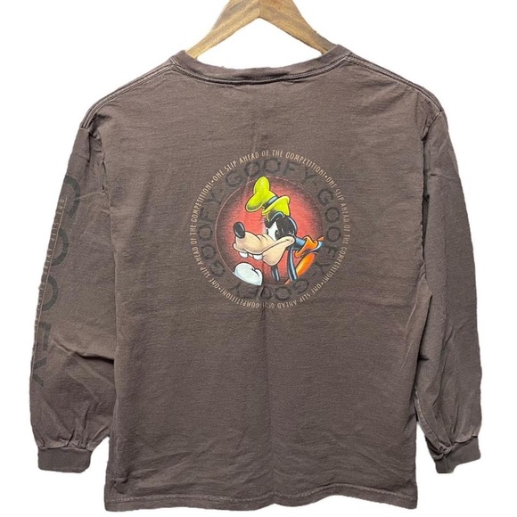 Vintage Made In USA Disney goofy one slip ahead of the competition movie shirt - Picture 4 of 6